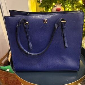 Coccinelle Royal Blue Leather Tote